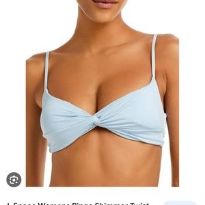 Lspace Bikini Set Shimmery Blue Medium